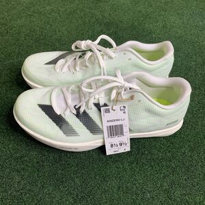 Sz 8.5 Adidas Adizero Long Jump Spikes ID7244 White Green Men's